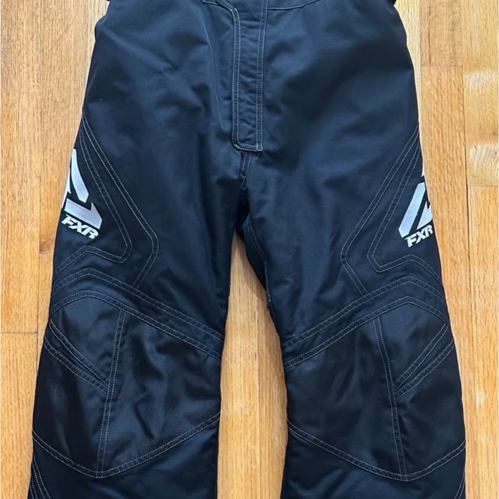 FXR HELIX Youth Black Snow Pants, size 12